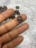 NEW, Hotfix Rusted Chrome Royal Cross Studs, 100 Pcs,(One Size), Great for Denim, Sweaters, Camo Jackets, Belts, Bags, Shoes, Crafts,+ MORE!