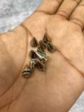 NEW, "Screw on Spikes", 10mm "SILVER" Spiked Studs, Cone Spikes Screw-back Studs for Clothing, Leather, Spikes with Screws, 100 PCS
