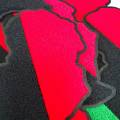 Chenille: "Pan-African Flag", Juneteenth Fashion, Large, Size 9", Iron-on Varsity Patch, DIY Applique, Large Patch for Jackets, 1-pc