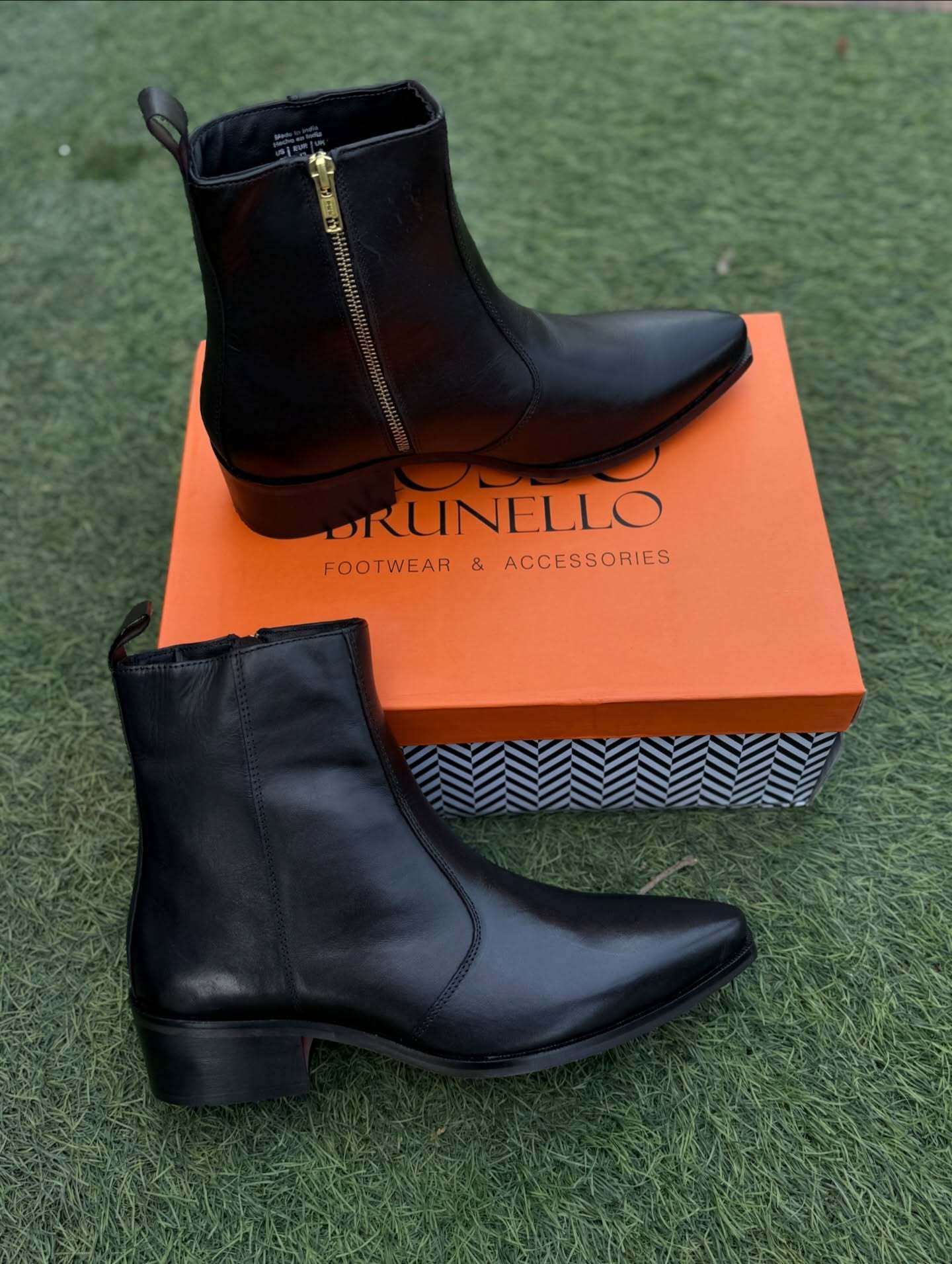 Classic Cowhide Chelsea Boots