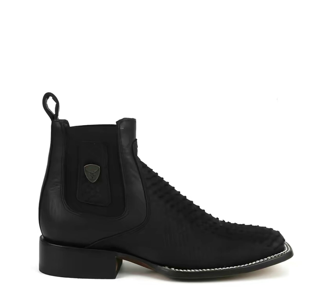 Western Python Cowboy Ankle Boots