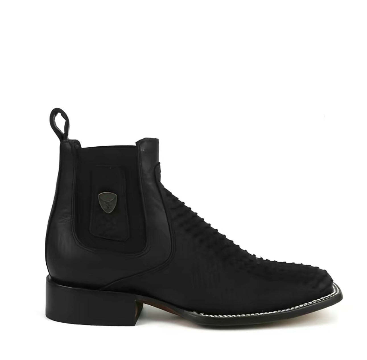 Western Python Cowboy Ankle Boots