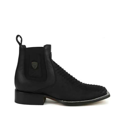 Western Python Cowboy Ankle Boots