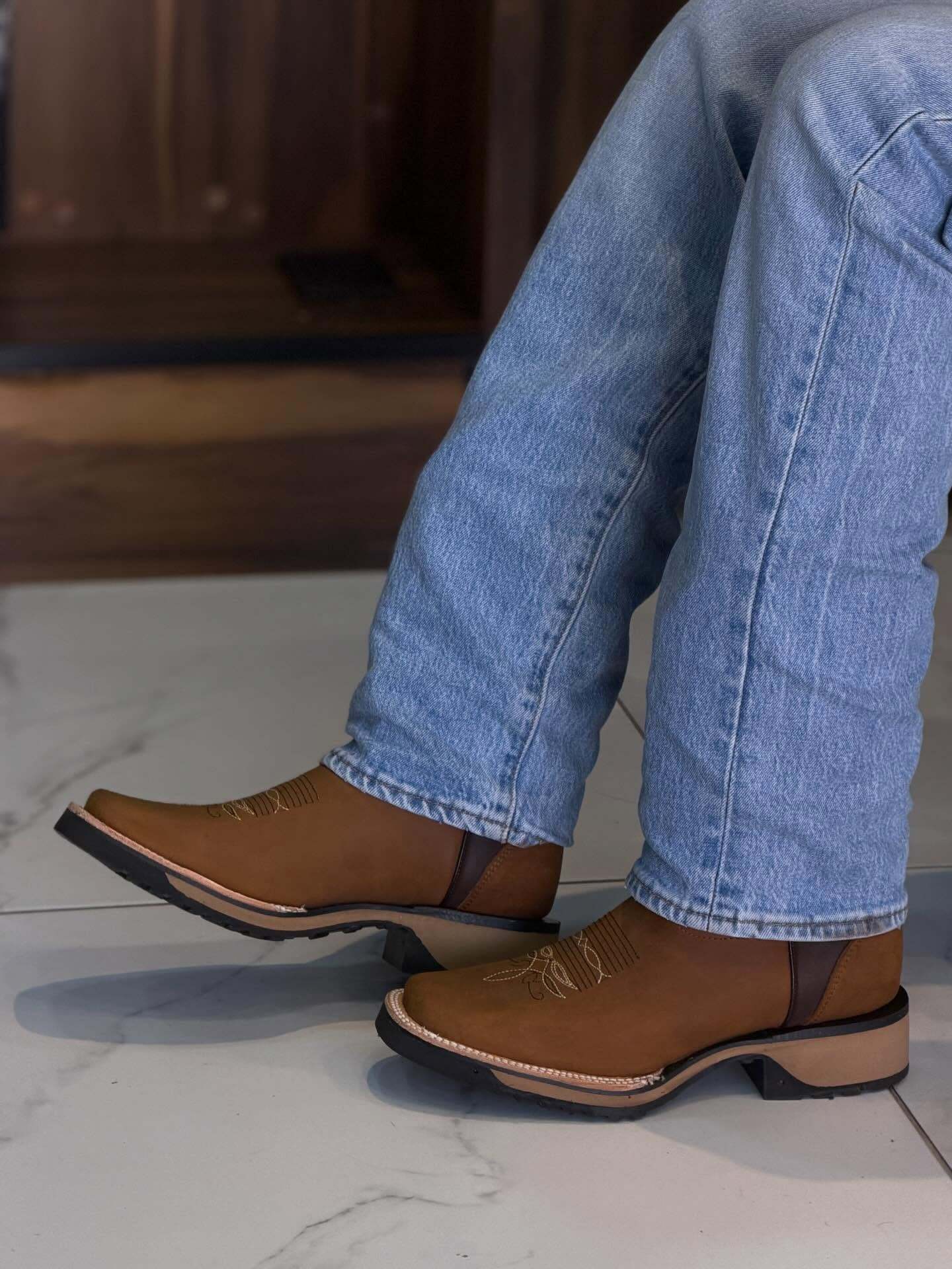 Gold Rodeo Cowboy Boots