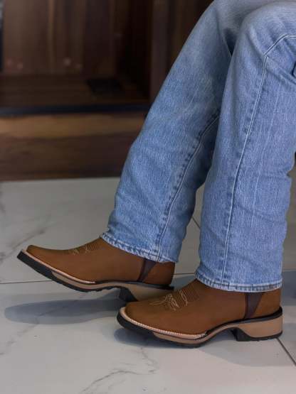 Gold Rodeo Cowboy Boots