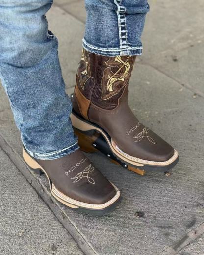 Gold Rodeo Cowboy Boots