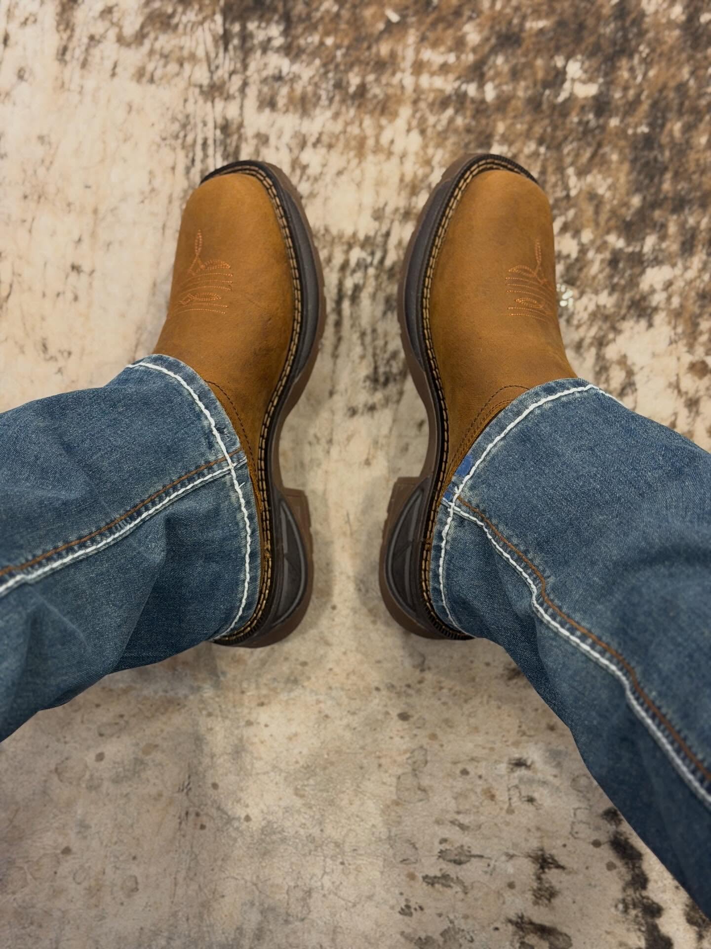 Handcrafted Western Suede Ankle Boots