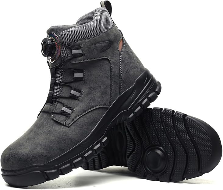 Men's Waterproof Steel Toe Work Boots