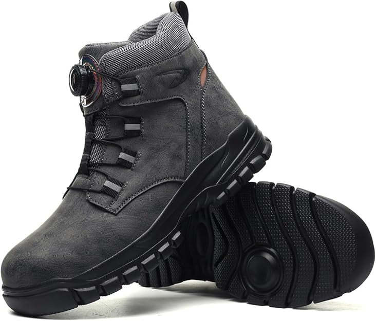 Men's Waterproof Steel Toe Work Boots