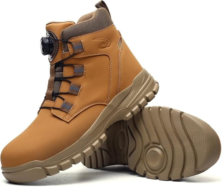 Men's Waterproof Steel Toe Work Boots