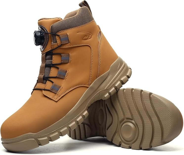 Men's Waterproof Steel Toe Work Boots