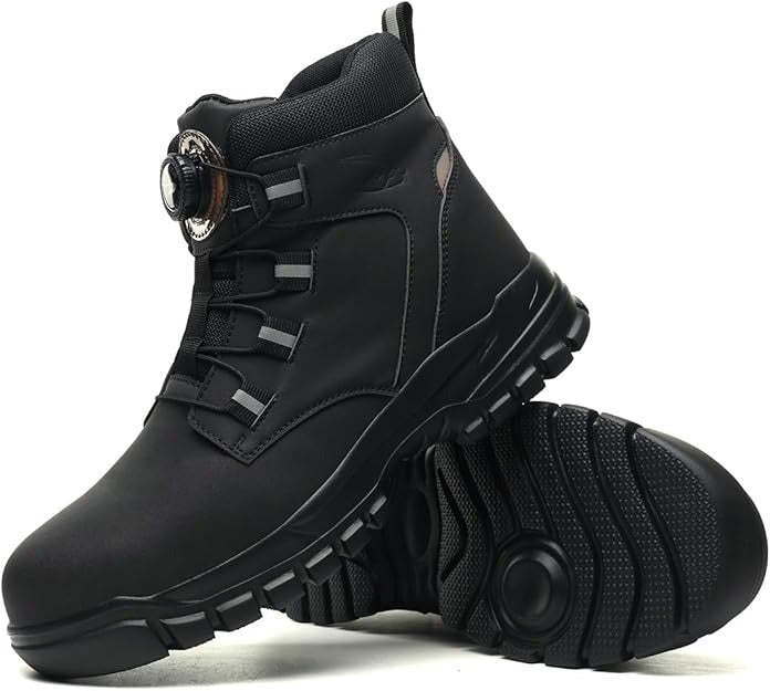 Men's Waterproof Steel Toe Work Boots