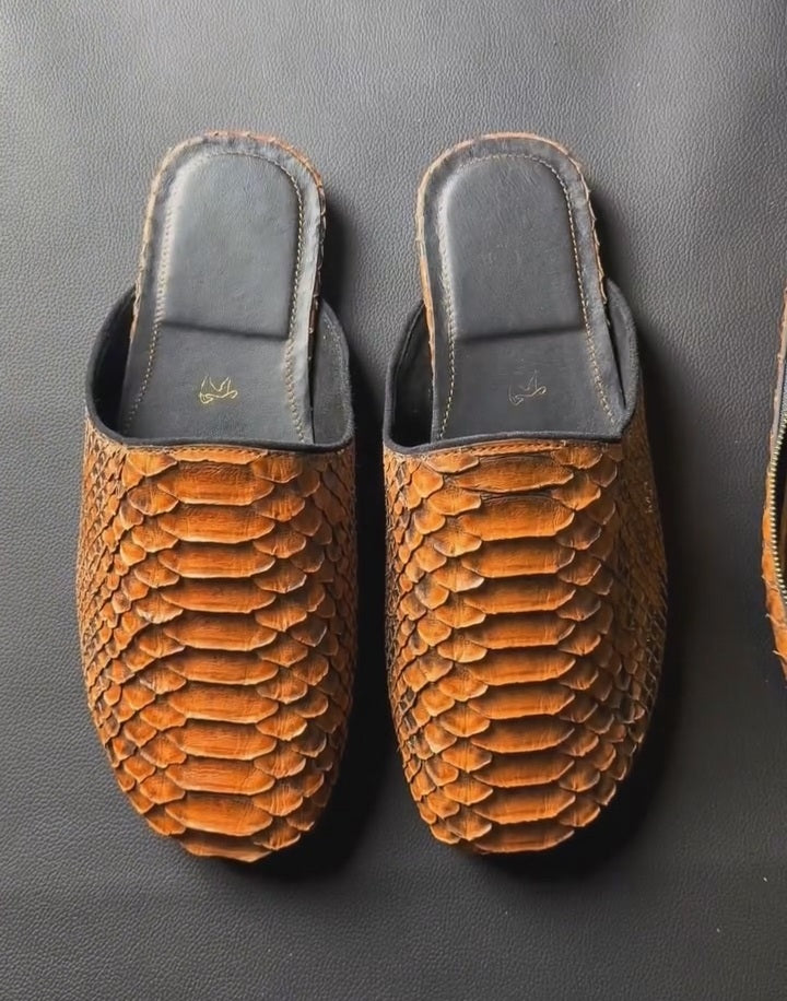 Vintage Python Skin Slippers(Buy 2 Free Shipping✔️)
