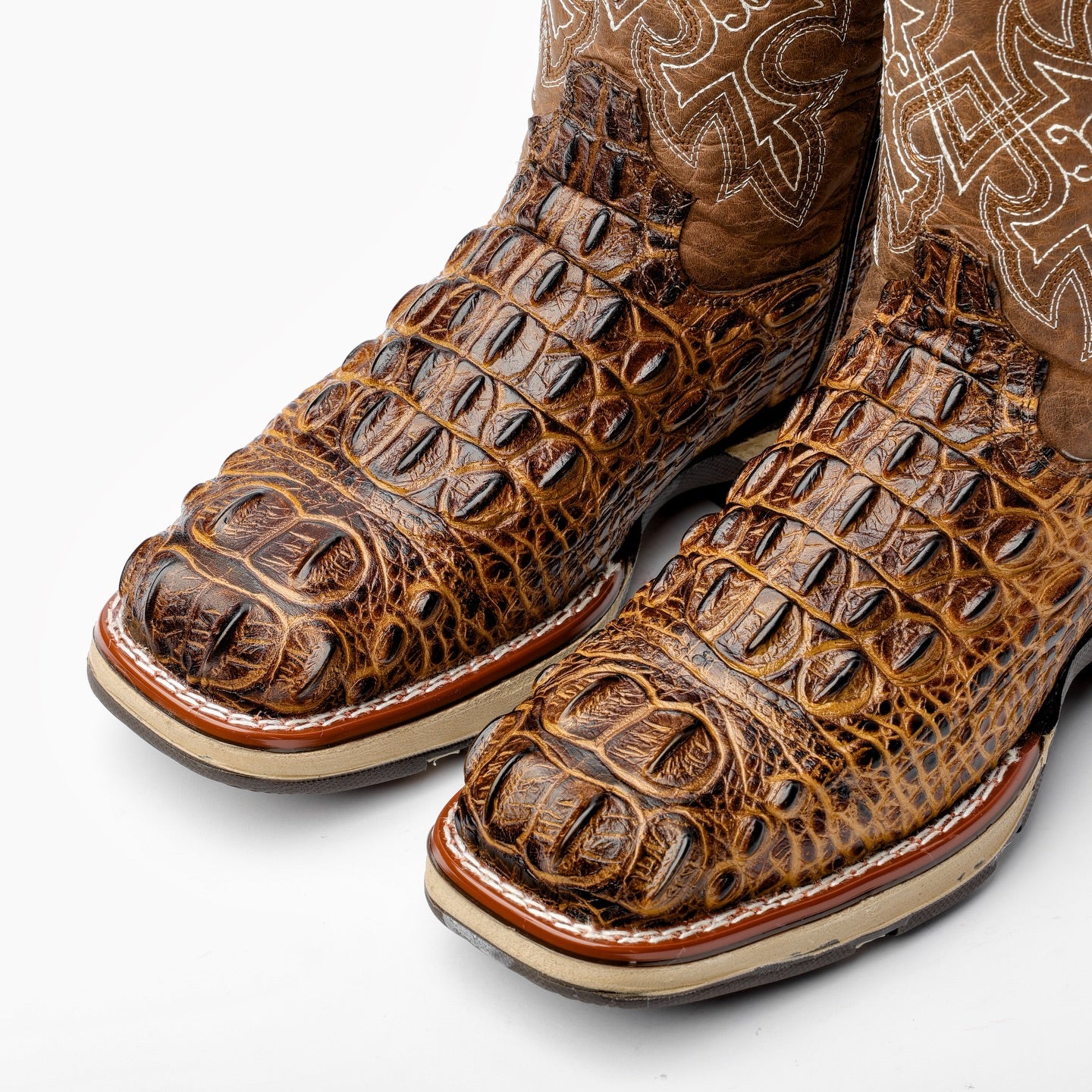 Caiman Neck Boots With 3D EXCLUSIVE Sole