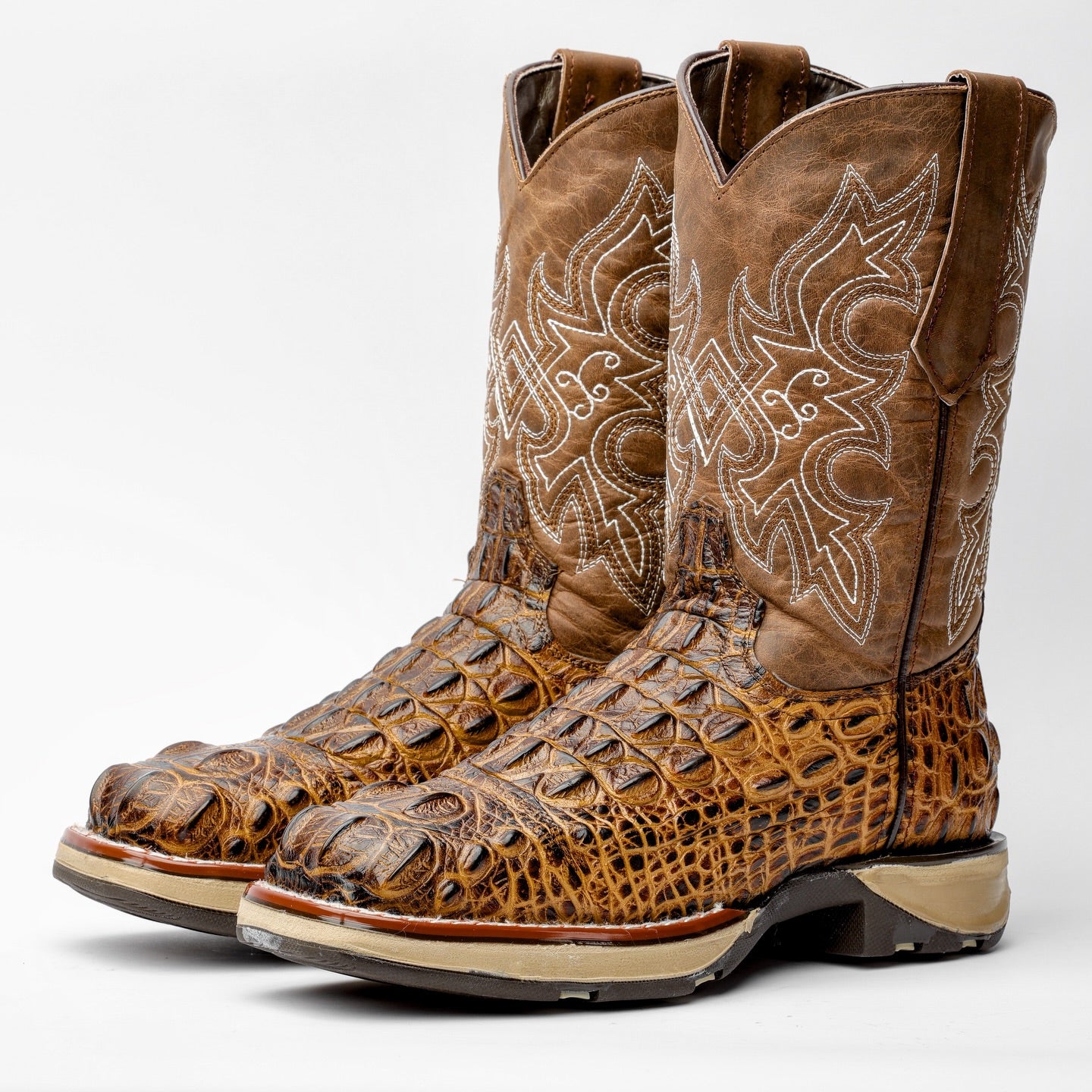 Caiman Neck Boots With 3D EXCLUSIVE Sole