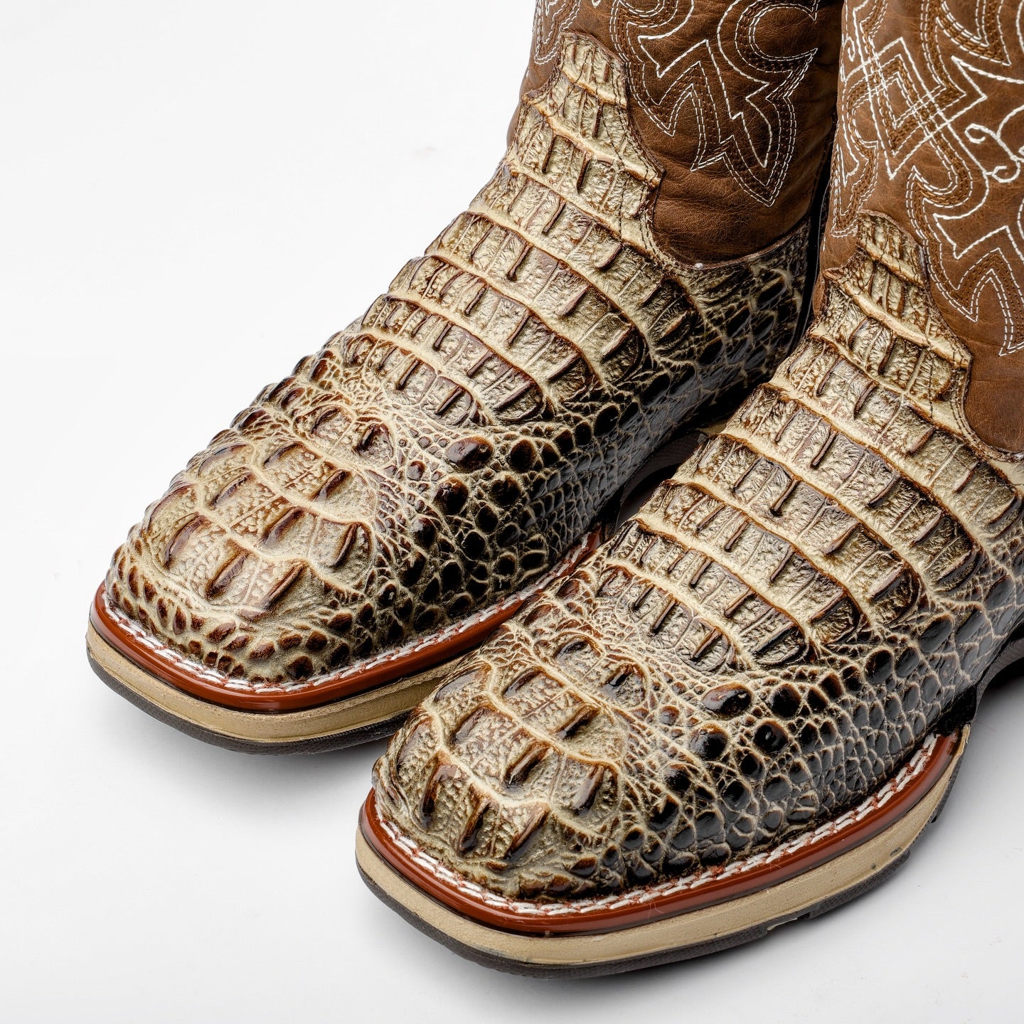Caiman Neck Boots With 3D EXCLUSIVE Sole