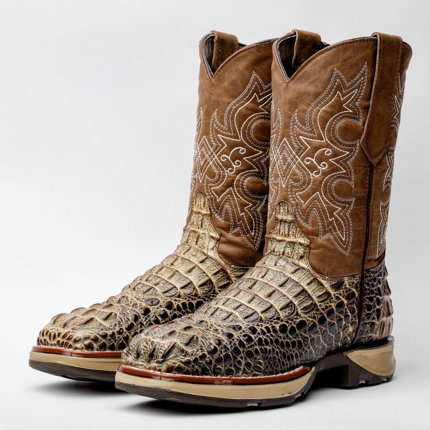 Caiman Neck Boots With 3D EXCLUSIVE Sole