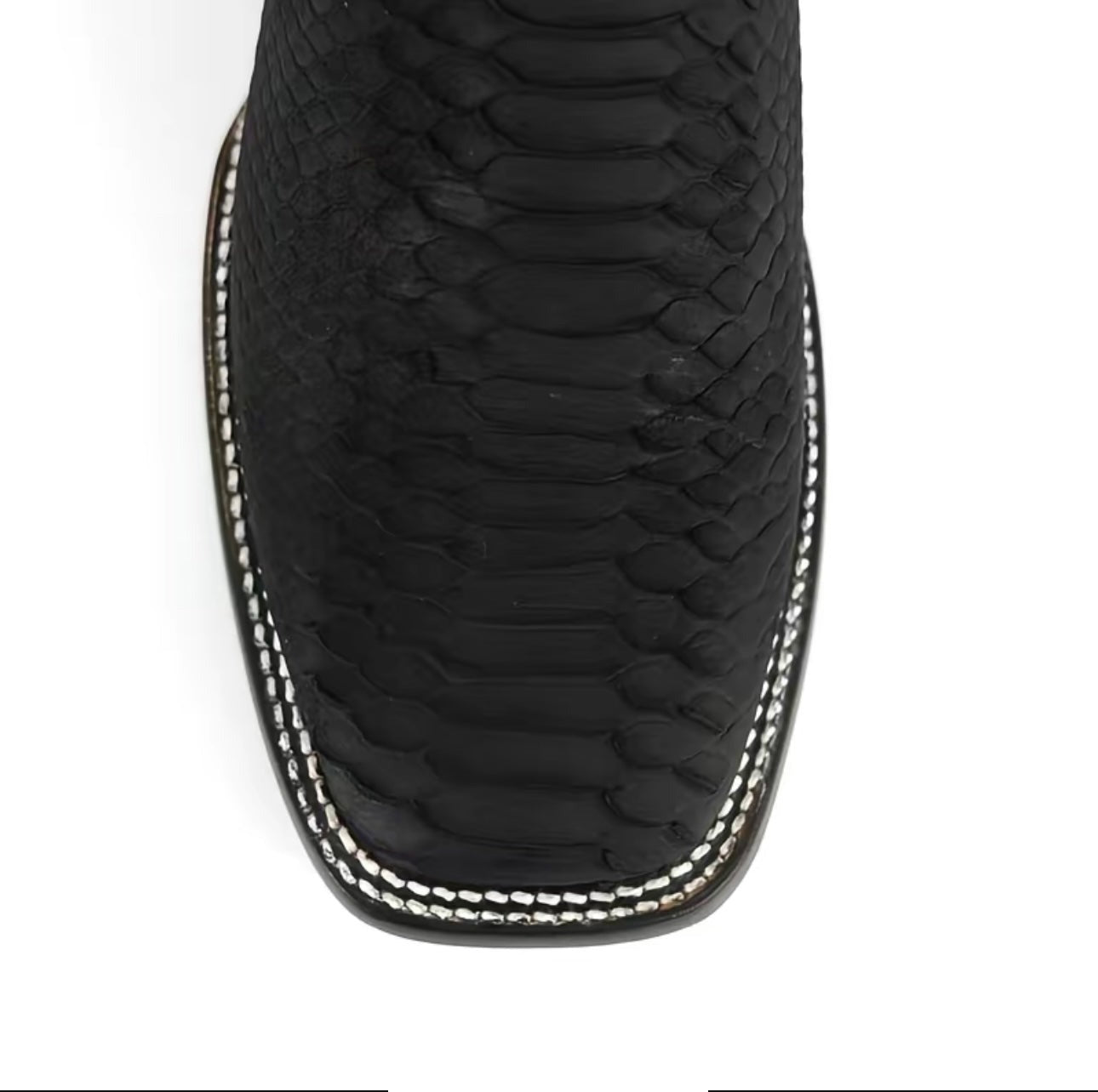 Western Python Cowboy Ankle Boots