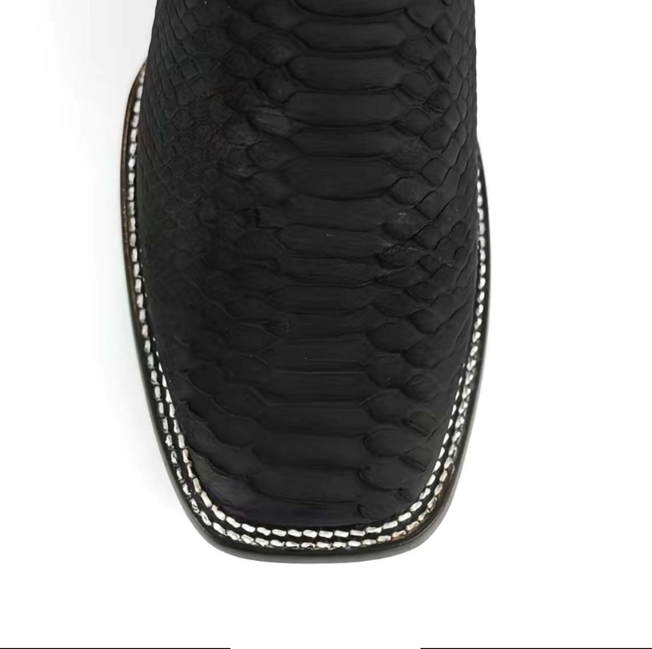 Western Python Cowboy Ankle Boots