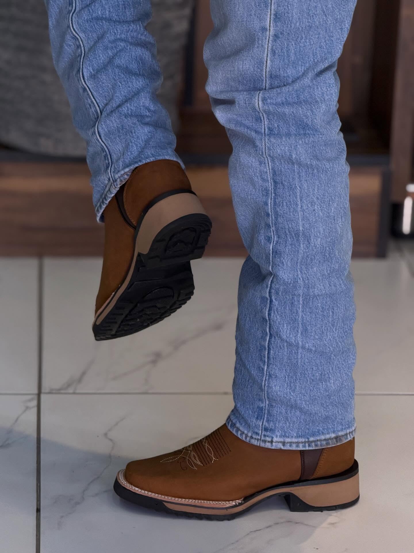 Gold Rodeo Cowboy Boots