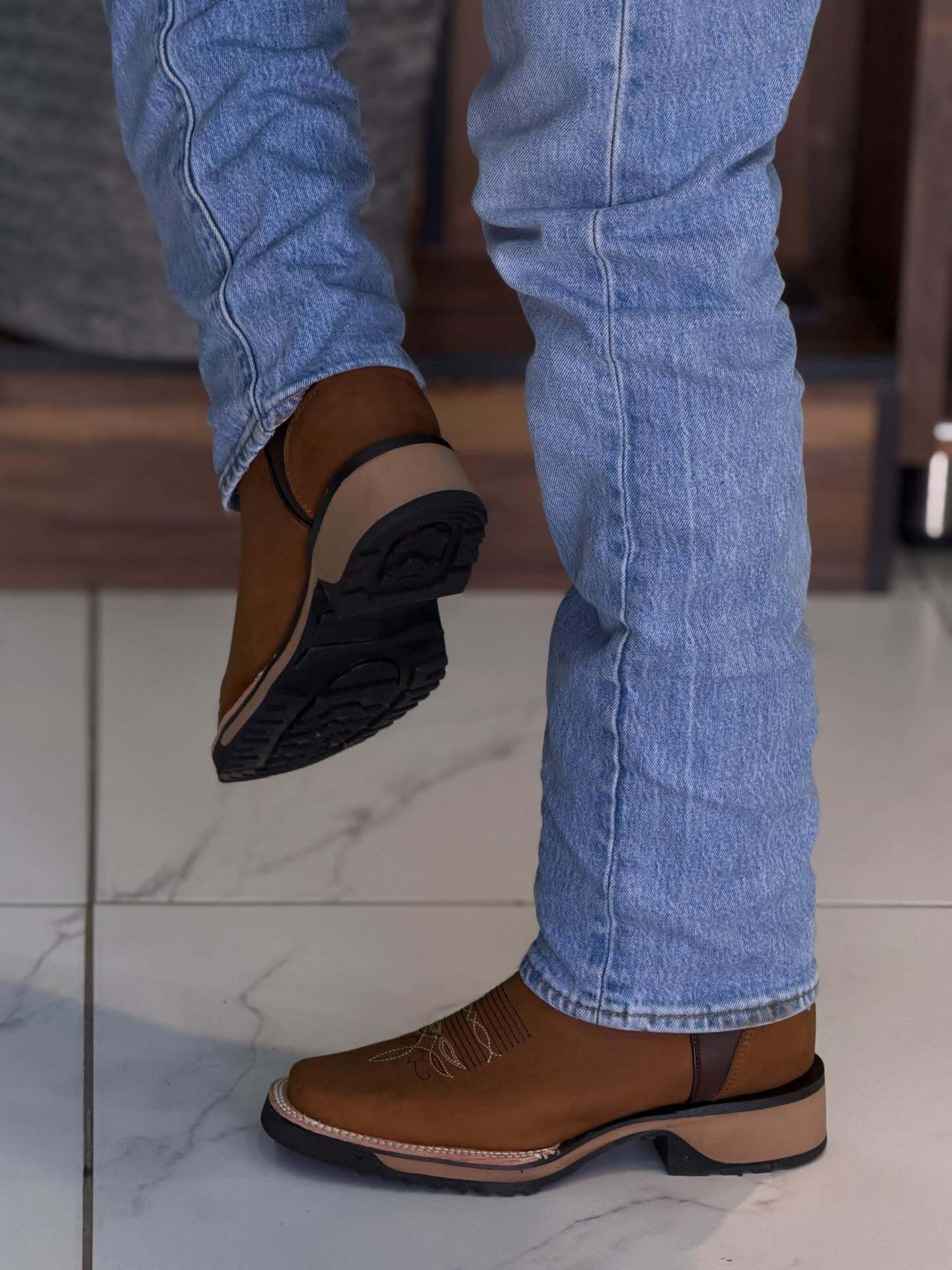 Gold Rodeo Cowboy Boots