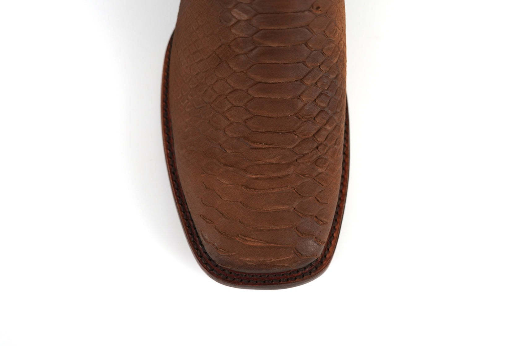 Western Python Cowboy Ankle Boots