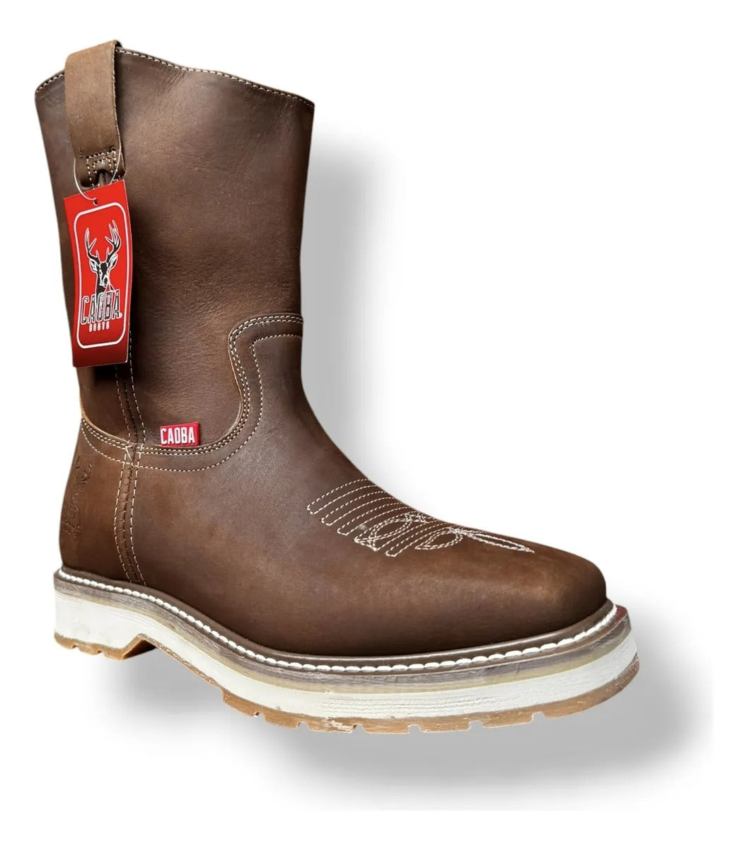 Classic Cowhide Ranch Boots