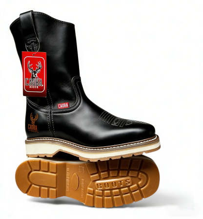 Classic Cowhide Ranch Boots