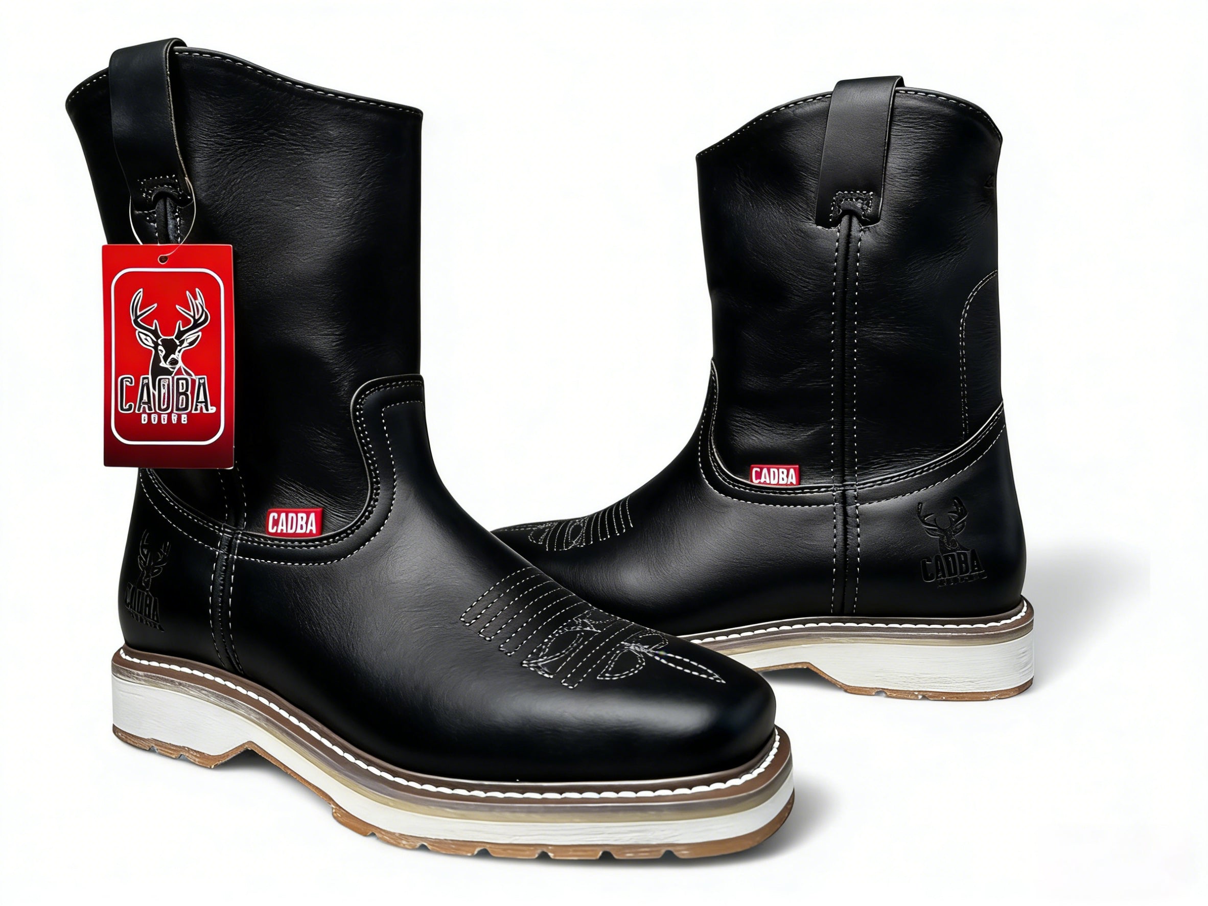 Classic Cowhide Ranch Boots