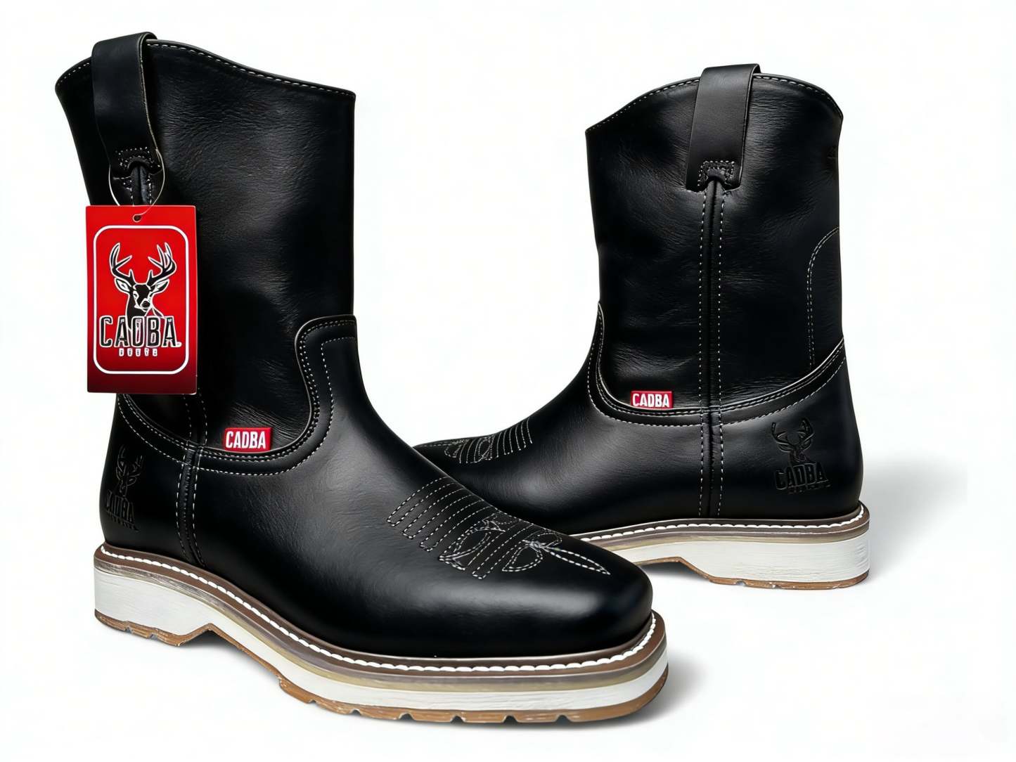 Classic Cowhide Ranch Boots