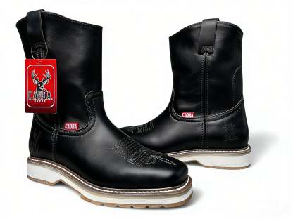 Classic Cowhide Ranch Boots