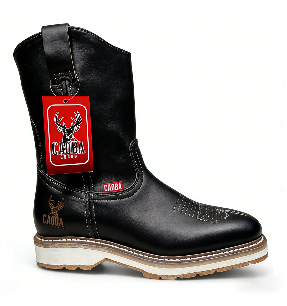 Classic Cowhide Ranch Boots