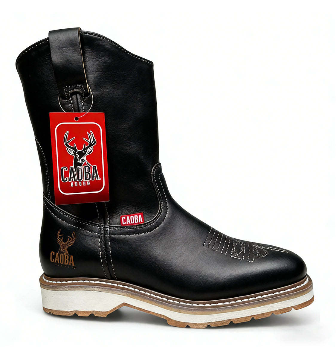 Classic Cowhide Ranch Boots