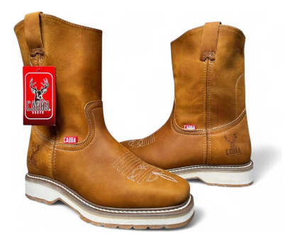 Classic Cowhide Ranch Boots