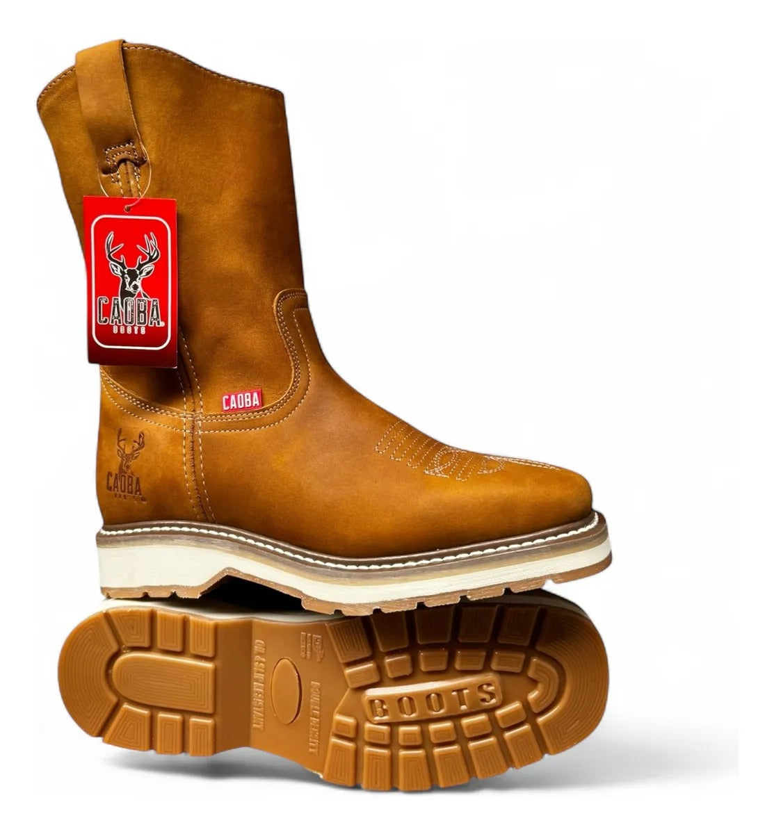 Classic Cowhide Ranch Boots