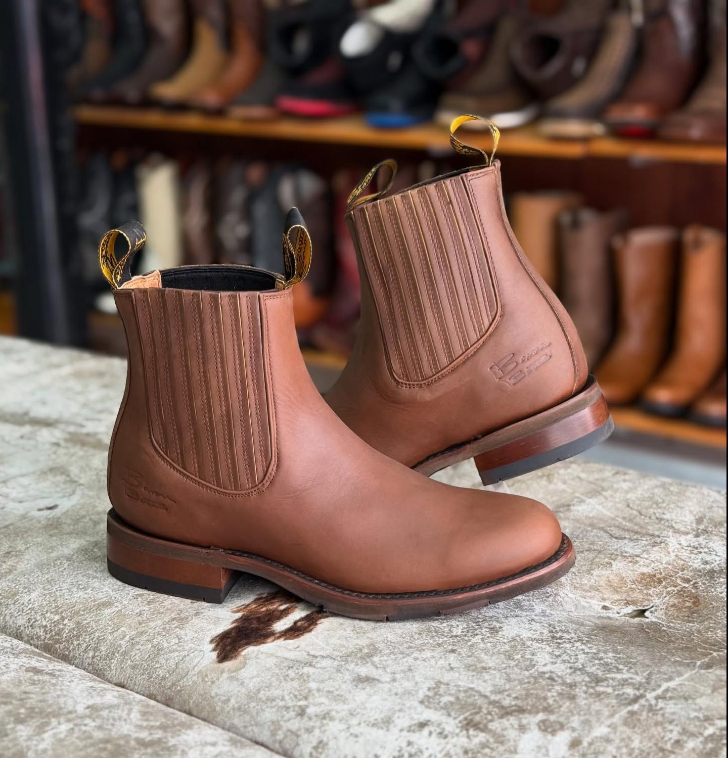 Charro Men's Western Boots With No-Slip Soles