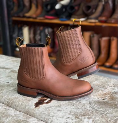 Charro Men's Western Boots With No-Slip Soles