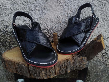 Handmade Ostrich Skin Sandals