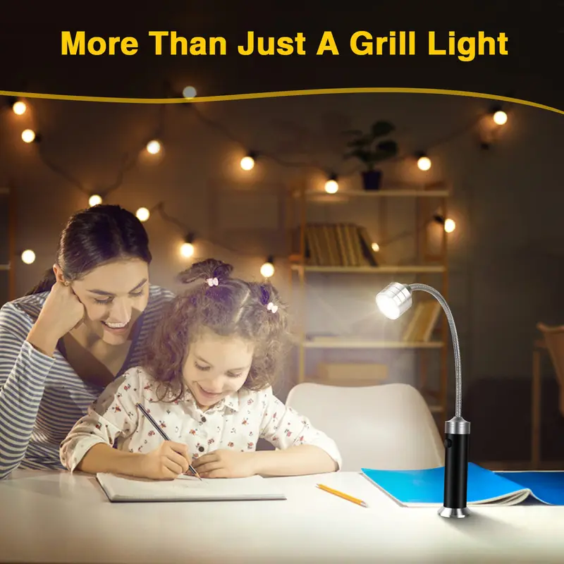 LED BBQ Light With 360 ° Flexible Gooseneck And Magnetic Base