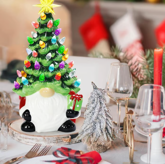 DIY Lighted Christmas Gnome Tree - Best Gift For Family