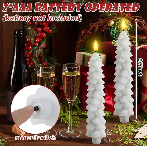 Flameless Taper Candles