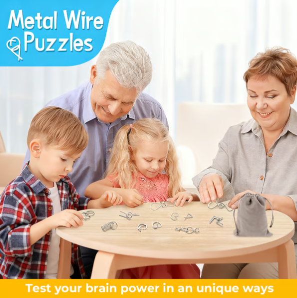 The Best Christmas Gift🎁 Metal Montessori Puzzle Solving