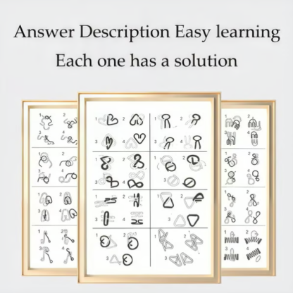 The Best Christmas Gift🎁 Metal Montessori Puzzle Solving