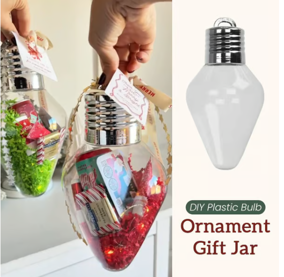 Hot Sale-DIY Bulb Ornament Gift Jar.