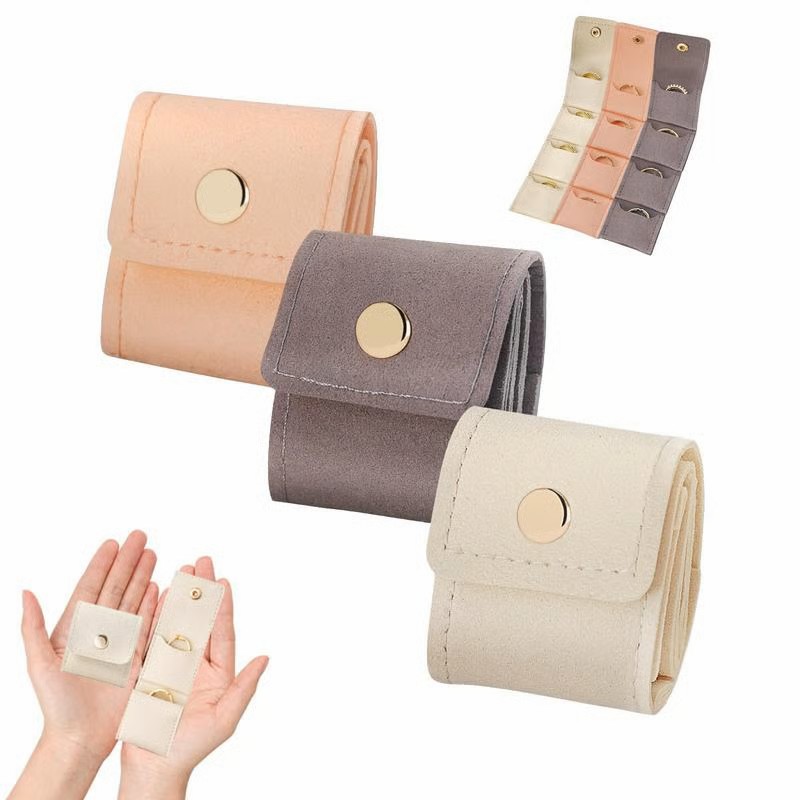 3PCS Foldable Multi Functional Travel Jewelrys Pouch