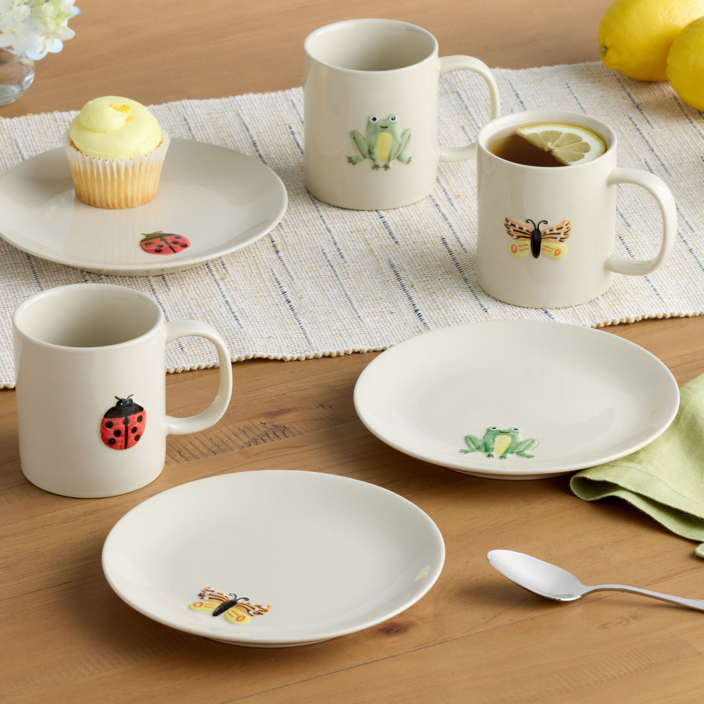 Spring Critters Hand Painted Ceramic Mug