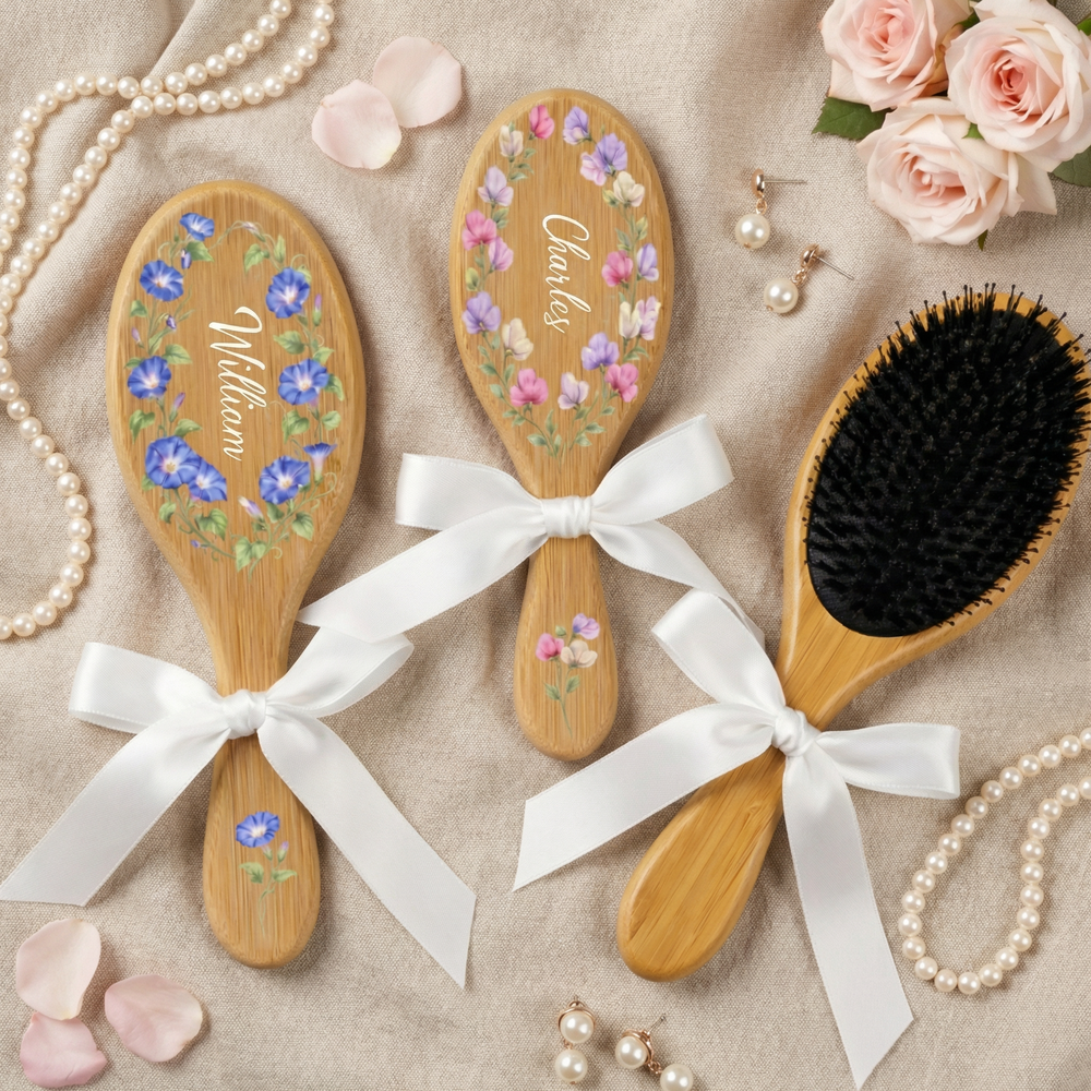 Custom Name Hair Brush: Birthday Gifts for Best Friends, Sisters, BFFs
