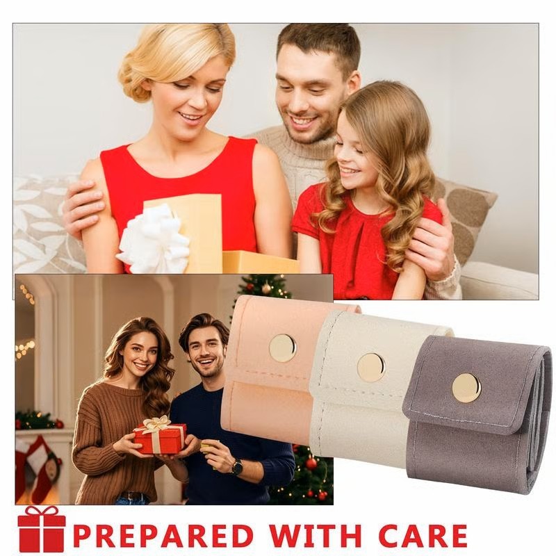 3PCS Foldable Multi Functional Travel Jewelrys Pouch