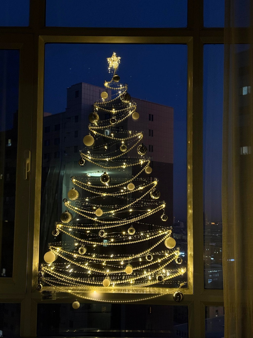 🎄Window Light-Up Christmas Tree - DIY Glass Hanging Decor