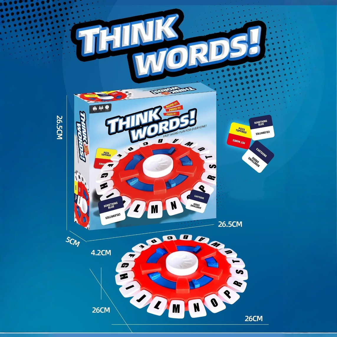 Alphabet Game ✅ Parent-Child Interactive Word Spinner